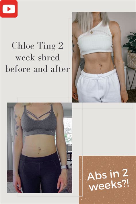 chloe ting workout before after.